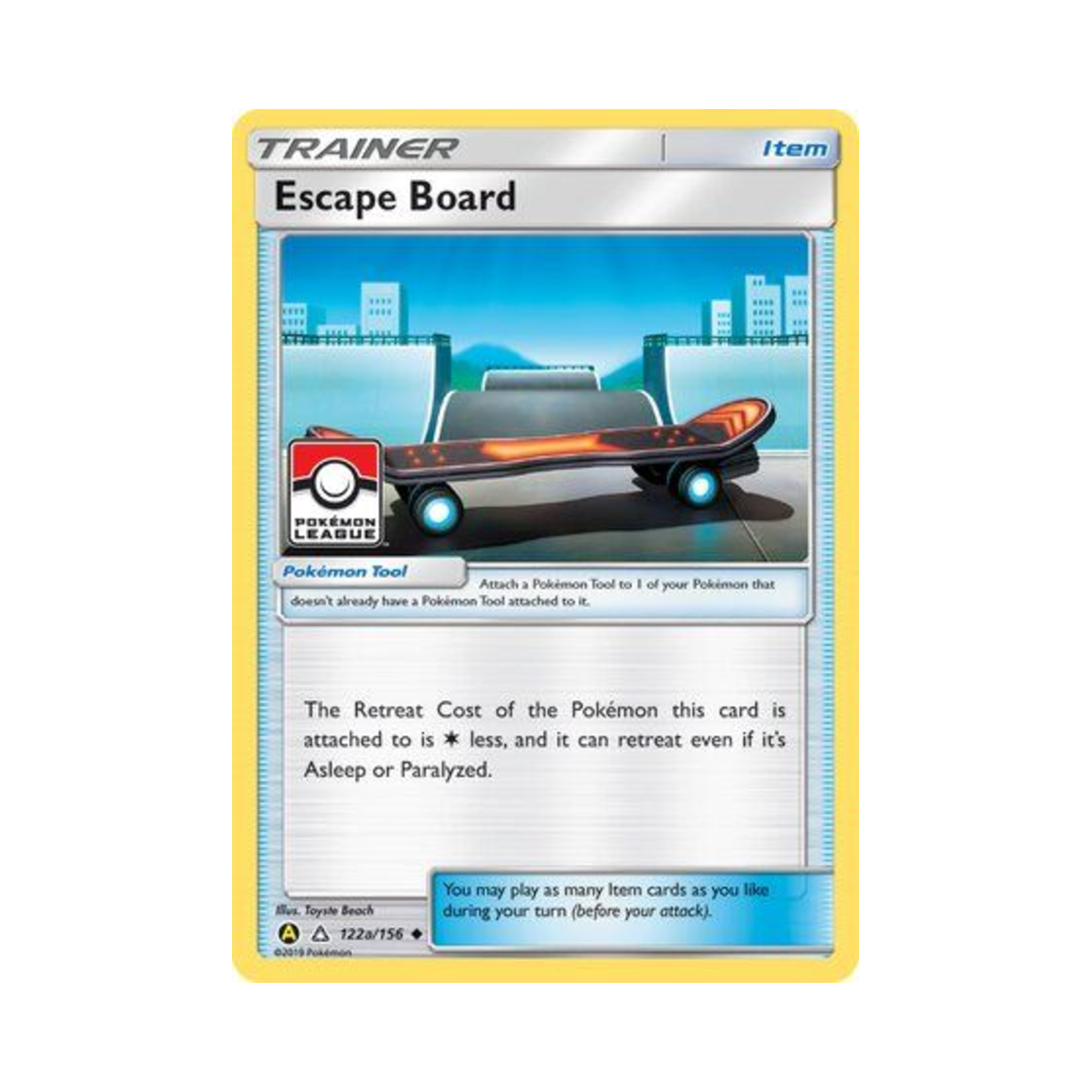 포켓몬 TCG 이스케이프 보드 U 옐로우 A 얼터네이트 (영문판)(Pokemon TCG Escape Board U Yellow A Alternate (English Ver.)) - 1