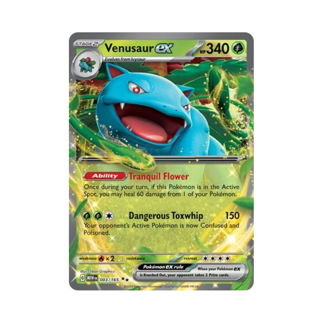 포켓몬 TCG 이상해꽃 ex DR 스칼렛 & 바이올렛 151 (영문판)(Pokemon TCG Venusaur ex DR Scarlet & Violet 151 (English Ver.)) - 1