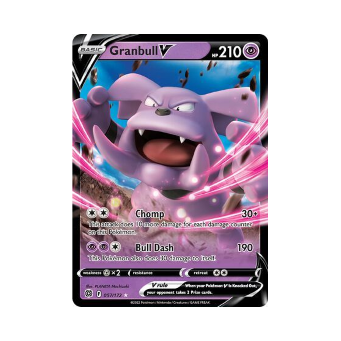 포켓몬 TCG 그랑블루 V HRV 브릴리언트 스타즈 (영문판)(Pokemon TCG Granbull V HRV Brilliant Stars (English Ver.)) - 1