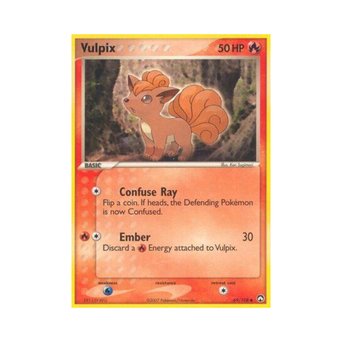 포켓몬 TCG 식스테일 C EX 파워 키퍼스(영문판)(Pokemon TCG Vulpix C EX Power Keepers (English Ver.)) - 1