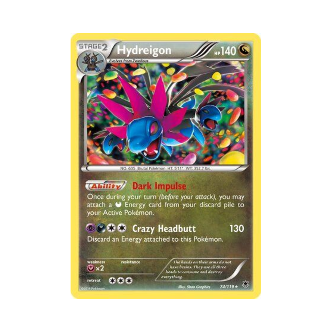 포켓몬 TCG 삼삼드래 RH 팬텀 포스 (영문판)(Pokemon TCG Hydreigon RH Phantom Forces (English Ver.)) - 1