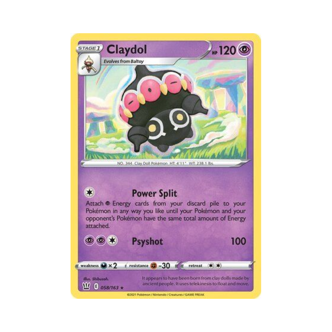 포켓몬 TCG 점토도리 R 배틀 스타일즈 (영문판)(Pokemon TCG Claydol R Battle Styles (English Ver.)) - 1