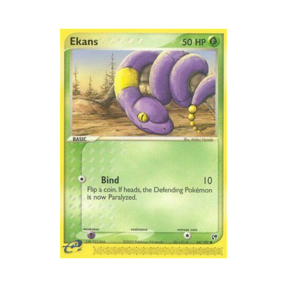 포켓몬 TCG 아보 C EX 샌드스톰 (영문판)(Pokemon TCG Ekans C EX Sandstorm (English Ver.)) - 1