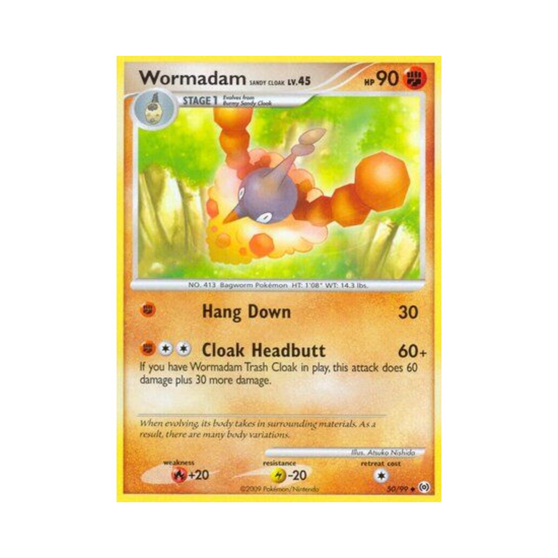 포켓몬 TCG 도롱마담 모래땅도롱 U 아르세우스 (영문판)(Pokemon TCG Wormadam Sandy Cloak U Arceus (English Ver.)) - 1