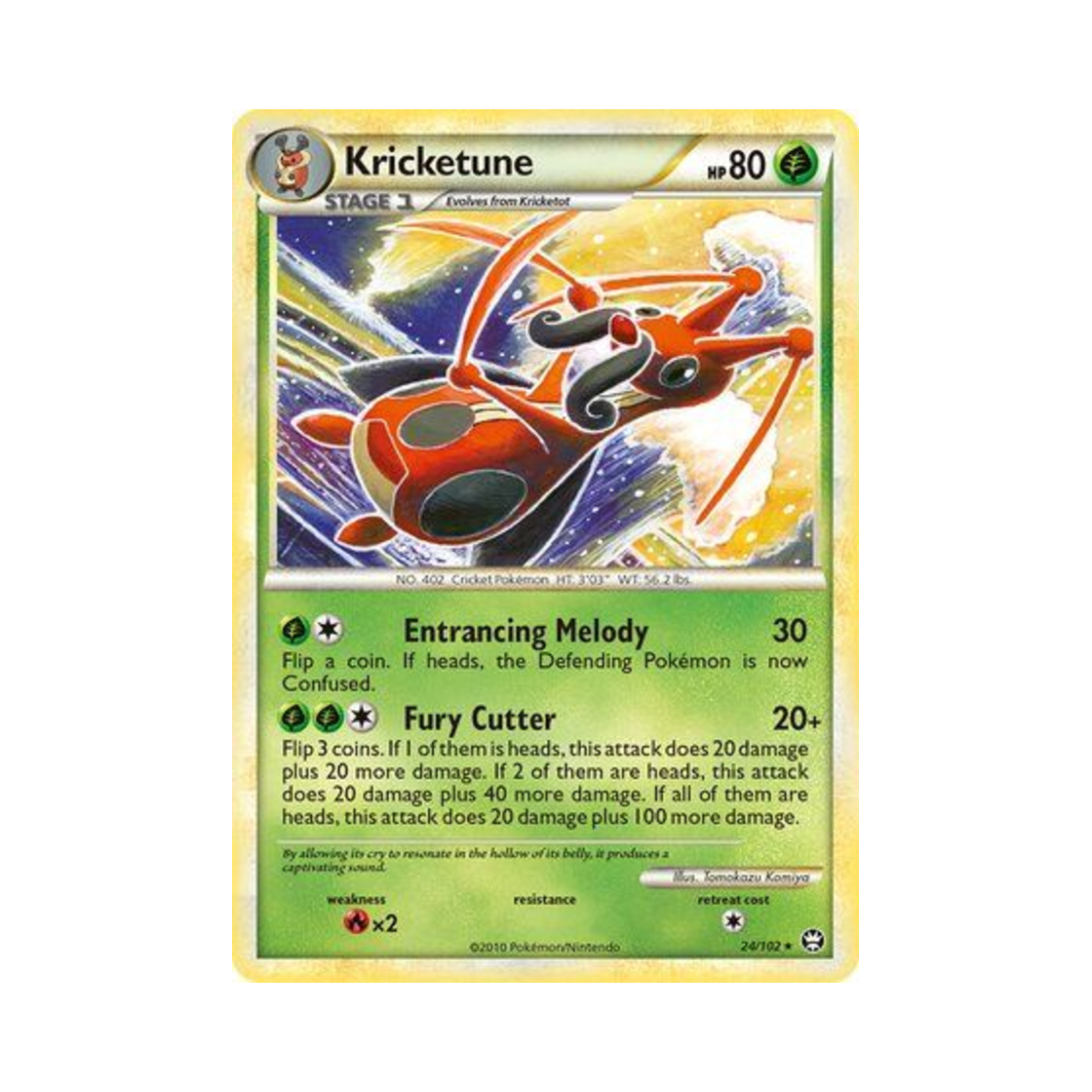 포켓몬 TCG 귀뚤톡크 R 트라이엄펀트 (영문판)(Pokemon TCG Kricketune R Triumphant (English Ver.)) - 1