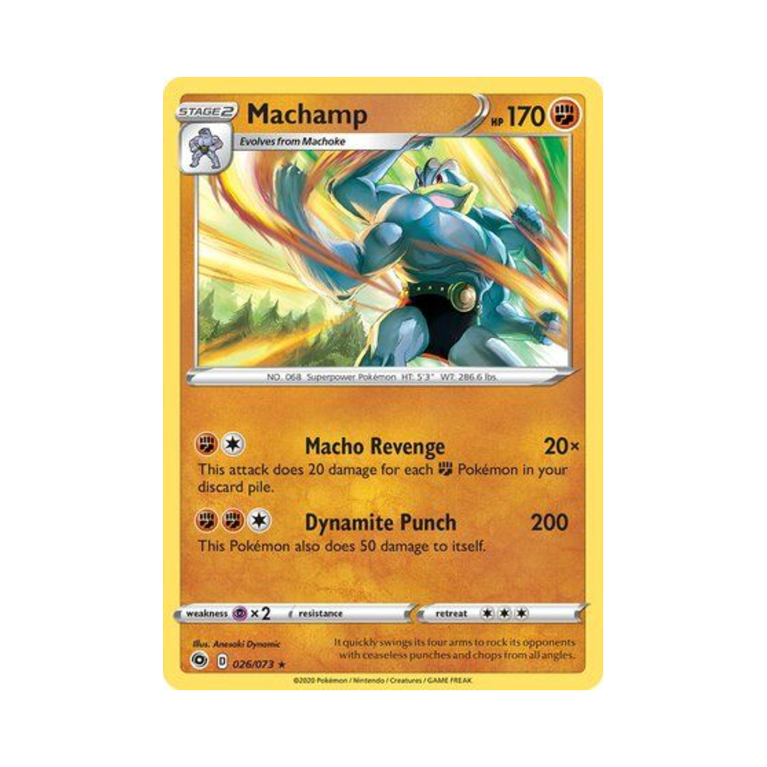포켓몬 TCG 괴력몬 RH 챔피언스 패스 (영문판)(Pokemon TCG Machamp RH Champion's Path (English Ver.)) - 1