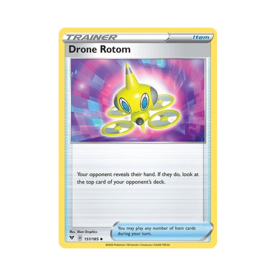 포켓몬 TCG 드론 로토무 U 비비드 볼티지 (영문판)(Pokemon TCG Drone Rotom U Vivid Voltage (English Ver.)) - 1
