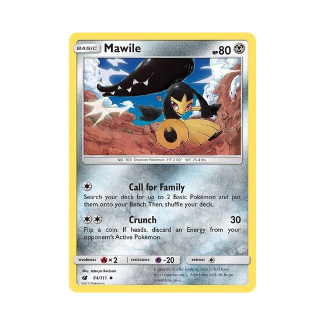 포켓몬 TCG 입치트 U 크림슨 인베이전 (영문판)(Pokemon TCG Mawile U Crimson Invasion (English Ver.)) - 1