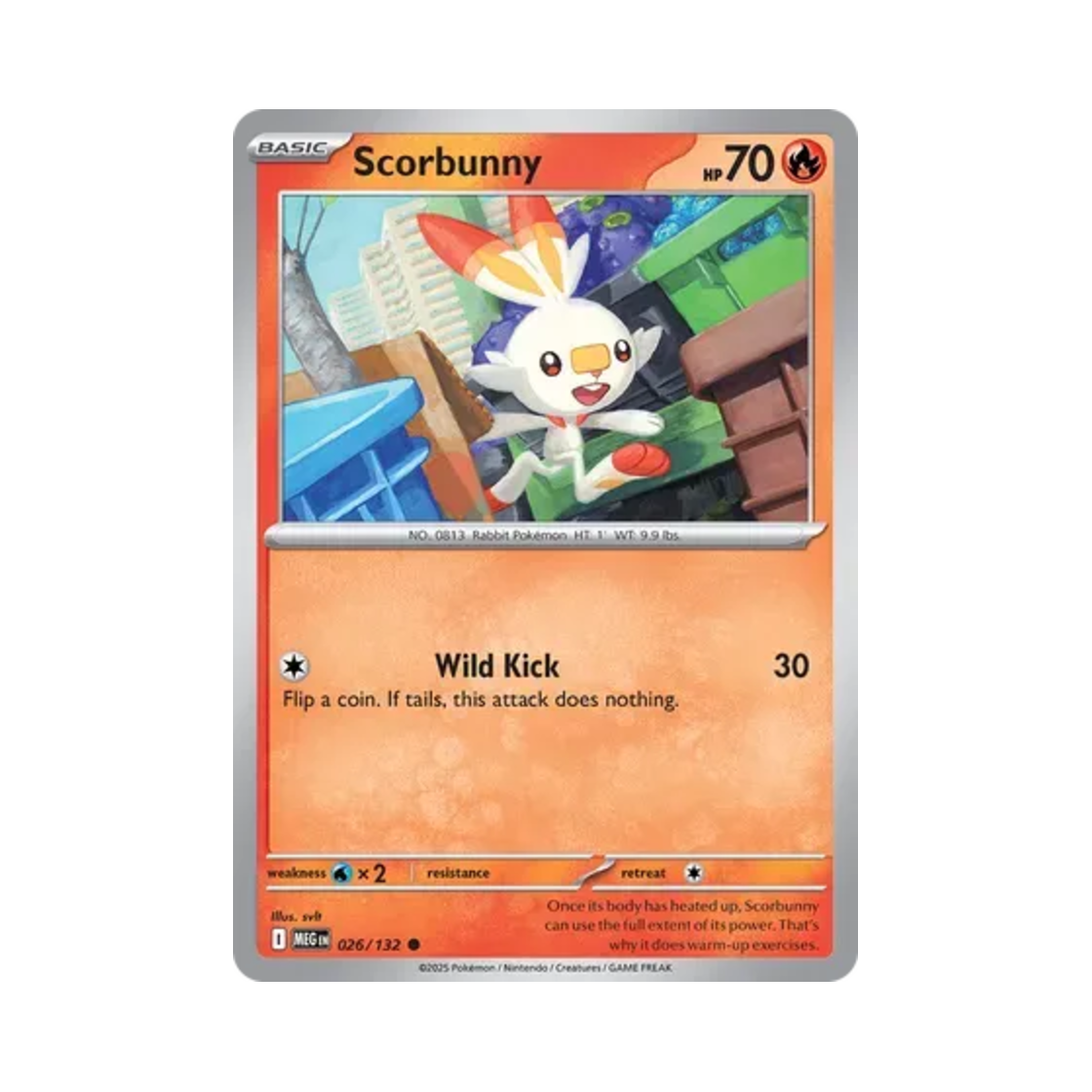 포켓몬 TCG 염버니 C 메가 에볼루션 (영문판)(Pokemon TCG Scorbunny C Mega Evolution (English Ver.))
