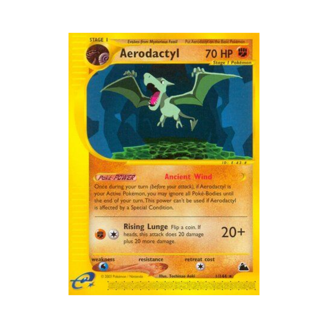 포켓몬 TCG 프테라 R 스카이리지 (영문판)(Pokemon TCG Aerodactyl R Skyridge (English Ver.)) - 1