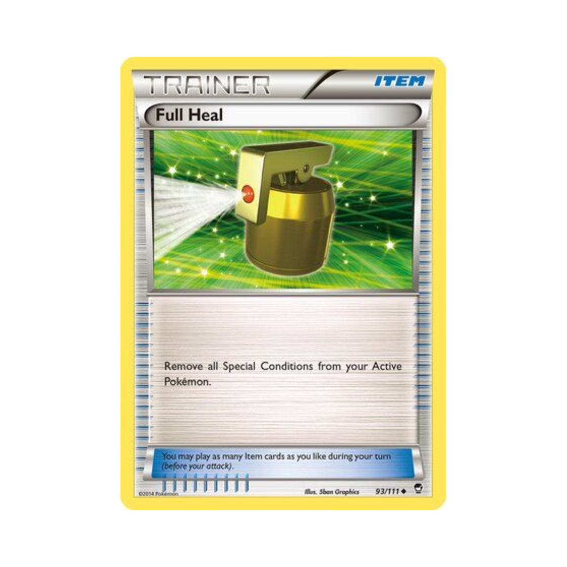 포켓몬 TCG 만병통치제 U 퓨리어스 피스트 (영문판)(Pokemon TCG Full Heal U Furious Fists (English Ver.)) - 1