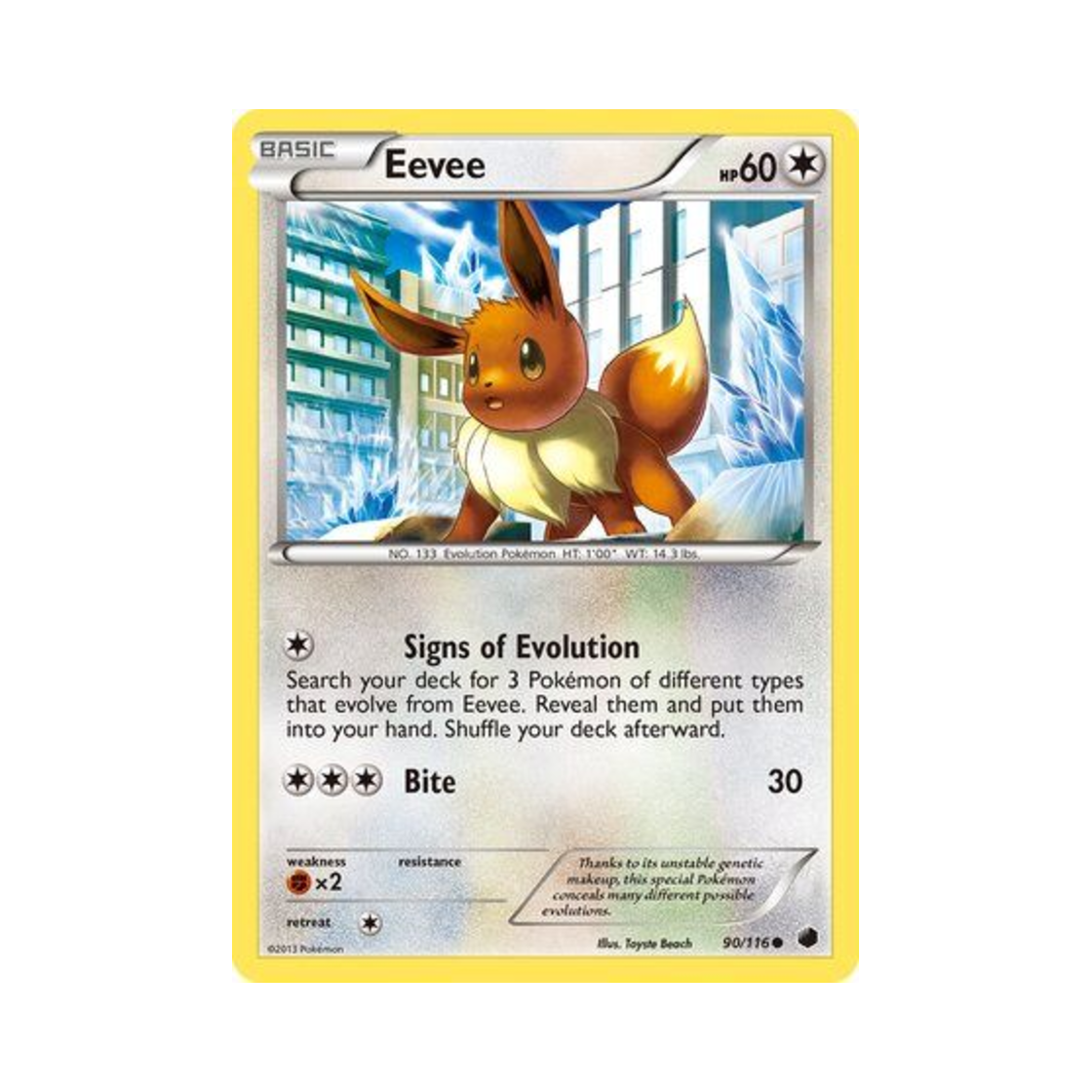 포켓몬 TCG 이브이 C 플라스마 프리즈 (영문판)(Pokemon TCG Eevee C Plasma Freeze (English Ver.)) - 1