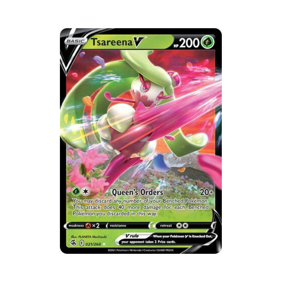포켓몬 TCG 달코퀸 V HRV 퓨전 스트라이크 (영문판)(Pokemon TCG Tsareena V HRV Fusion Strike (English Ver.)) - 1