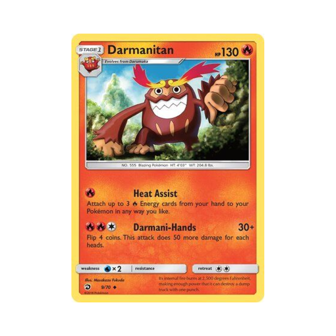 포켓몬 TCG 불비달마 U 드래곤 마제스티 (영문판)(Pokemon TCG Darmanitan U Dragon Majesty (English Ver.)) - 1