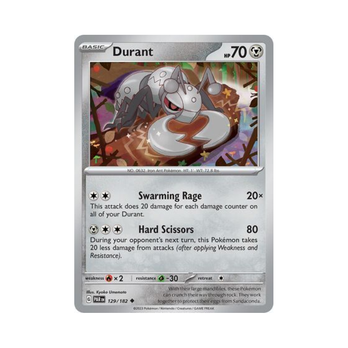 포켓몬 TCG 아이앤트 U 파라독스 리프트 (영문판)(Pokemon TCG Durant U Paradox Rift (English Ver.))