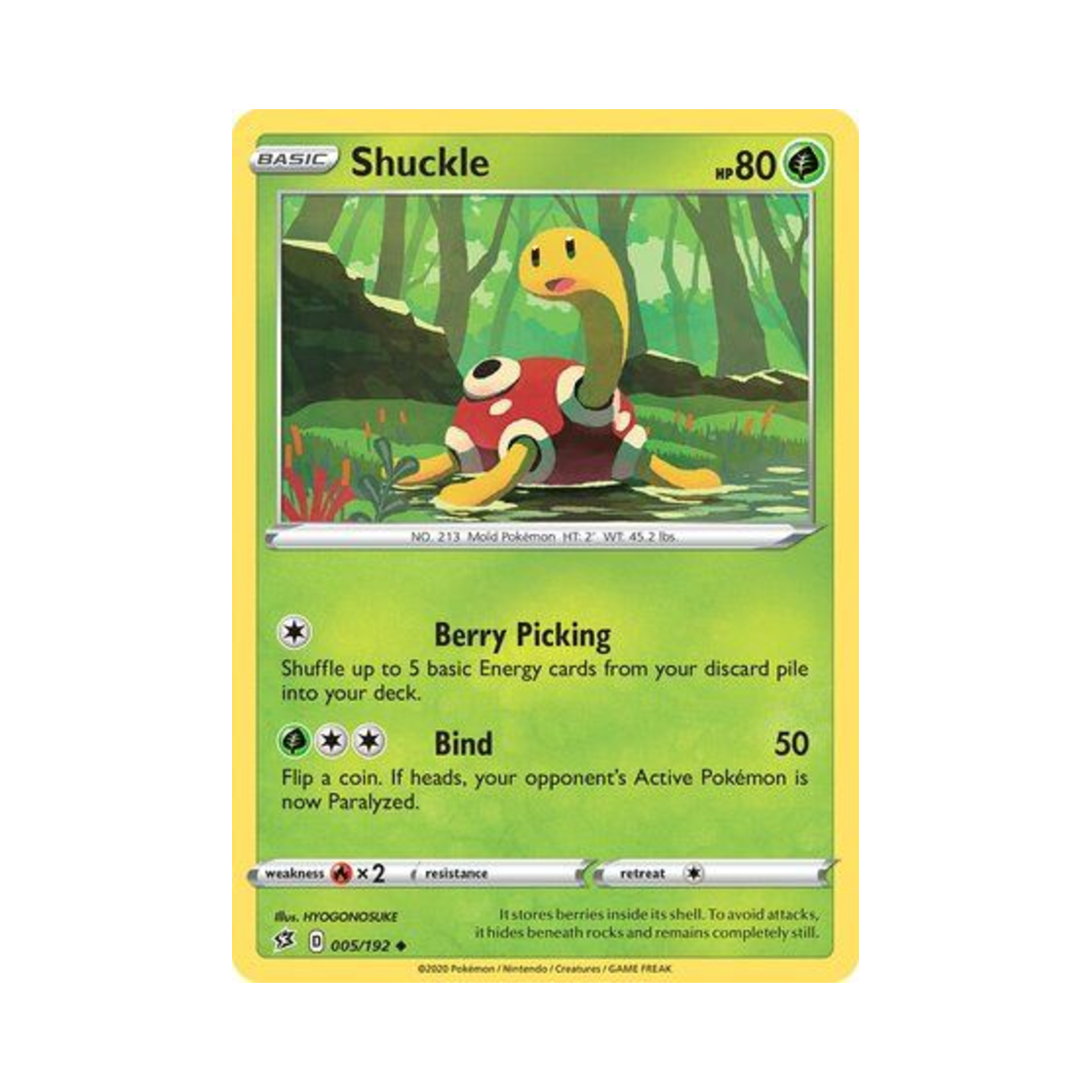 포켓몬 TCG 단단지 U 레벌 크래시 (영문판)(Pokemon TCG Shuckle U Rebel Clash (English Ver.))