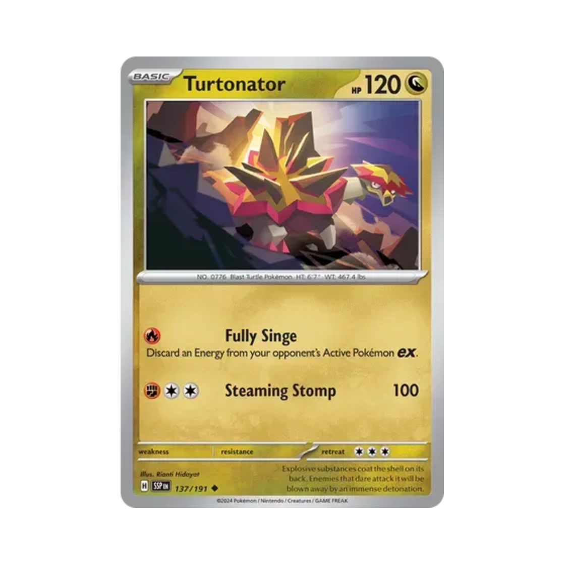포켓몬 TCG 폭거북스 U 서징 스파크 (영문판)(Pokemon TCG Turtonator U Surging Sparks (English Ver.)) - 1