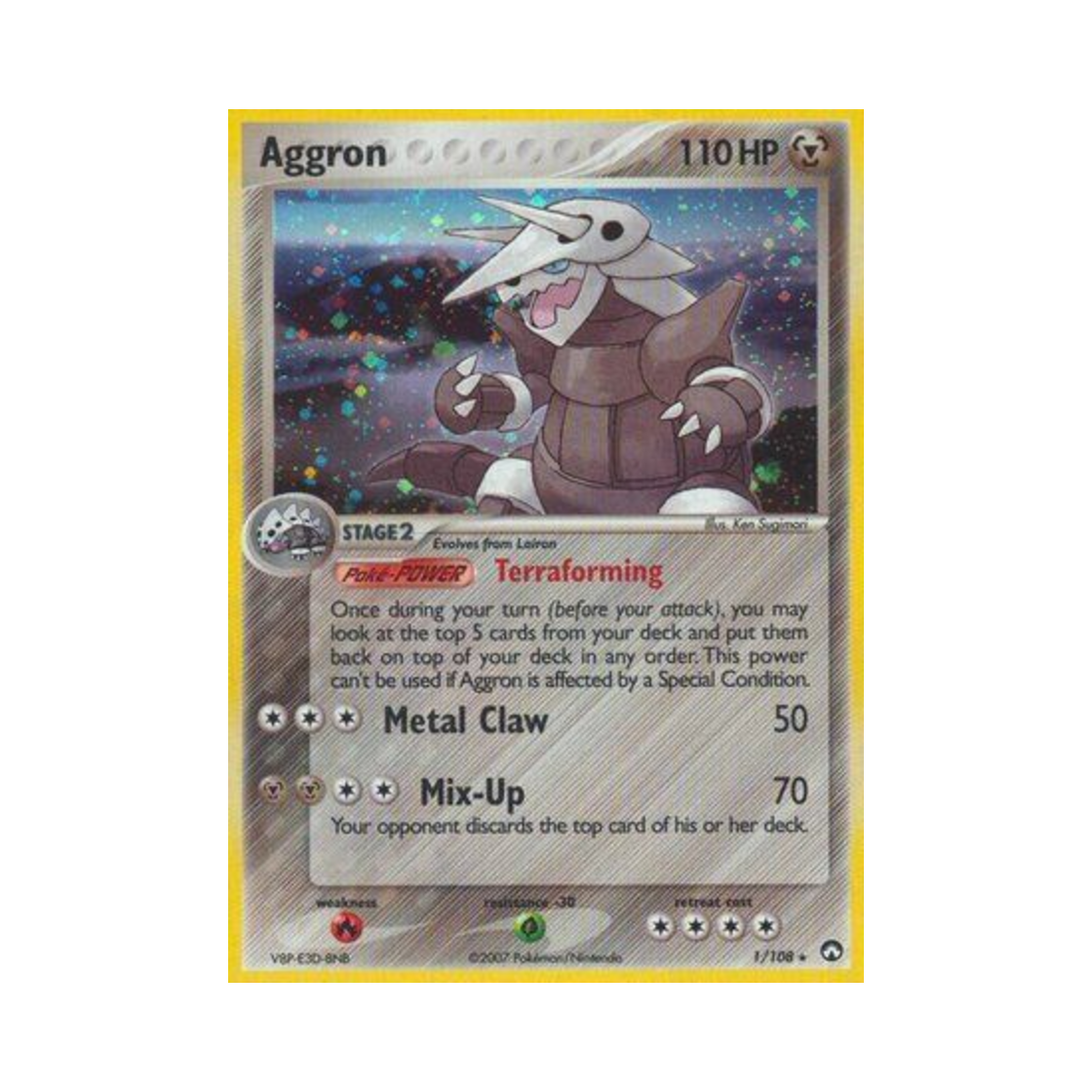 포켓몬 TCG 보스로라 RH EX 파워 키퍼스(영문판)(Pokemon TCG Aggron RH EX Power Keepers (English Ver.)) - 1