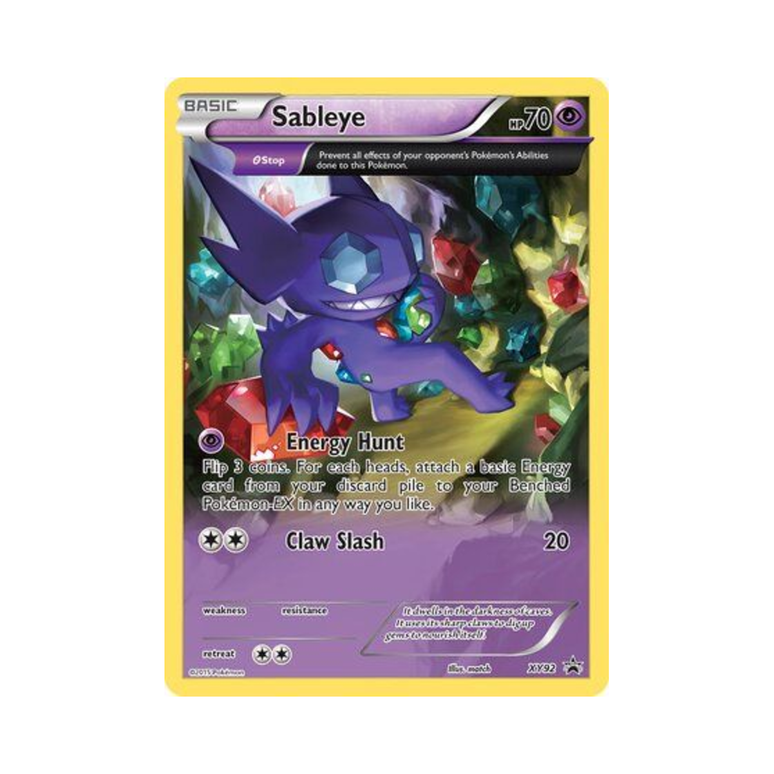 포켓몬 TCG 깜까미 P XY 프로모 카드 (영문판)(Pokemon TCG Sableye P XY Promos (English Ver.))
