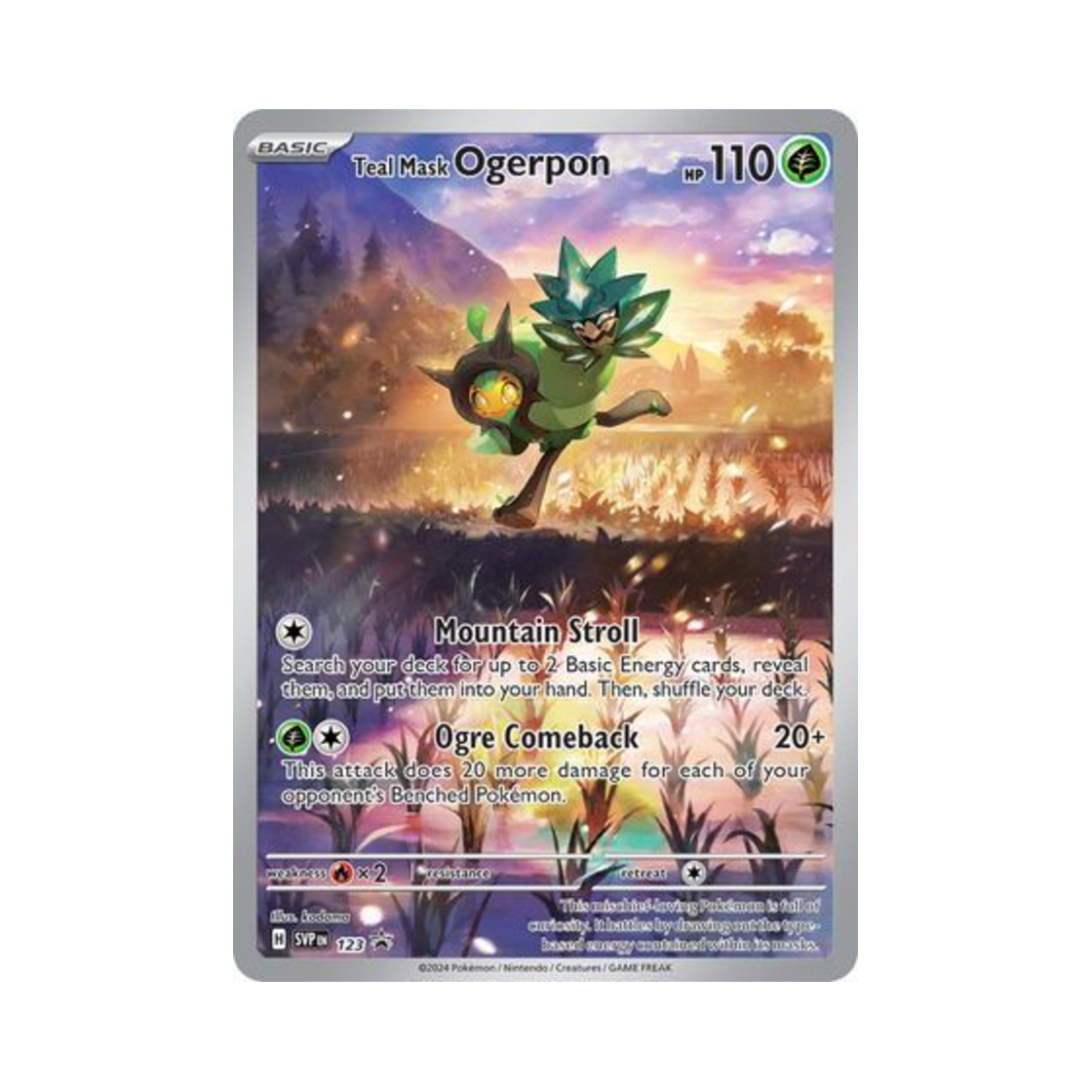 포켓몬 TCG 오거폰 벽록의 가면 P 스칼렛 & 바이올렛 프로모 카드 (영문판)(Pokemon TCG Teal Mask Ogerpon P Scarlet & Violet Promos (English Ver.)) - 1