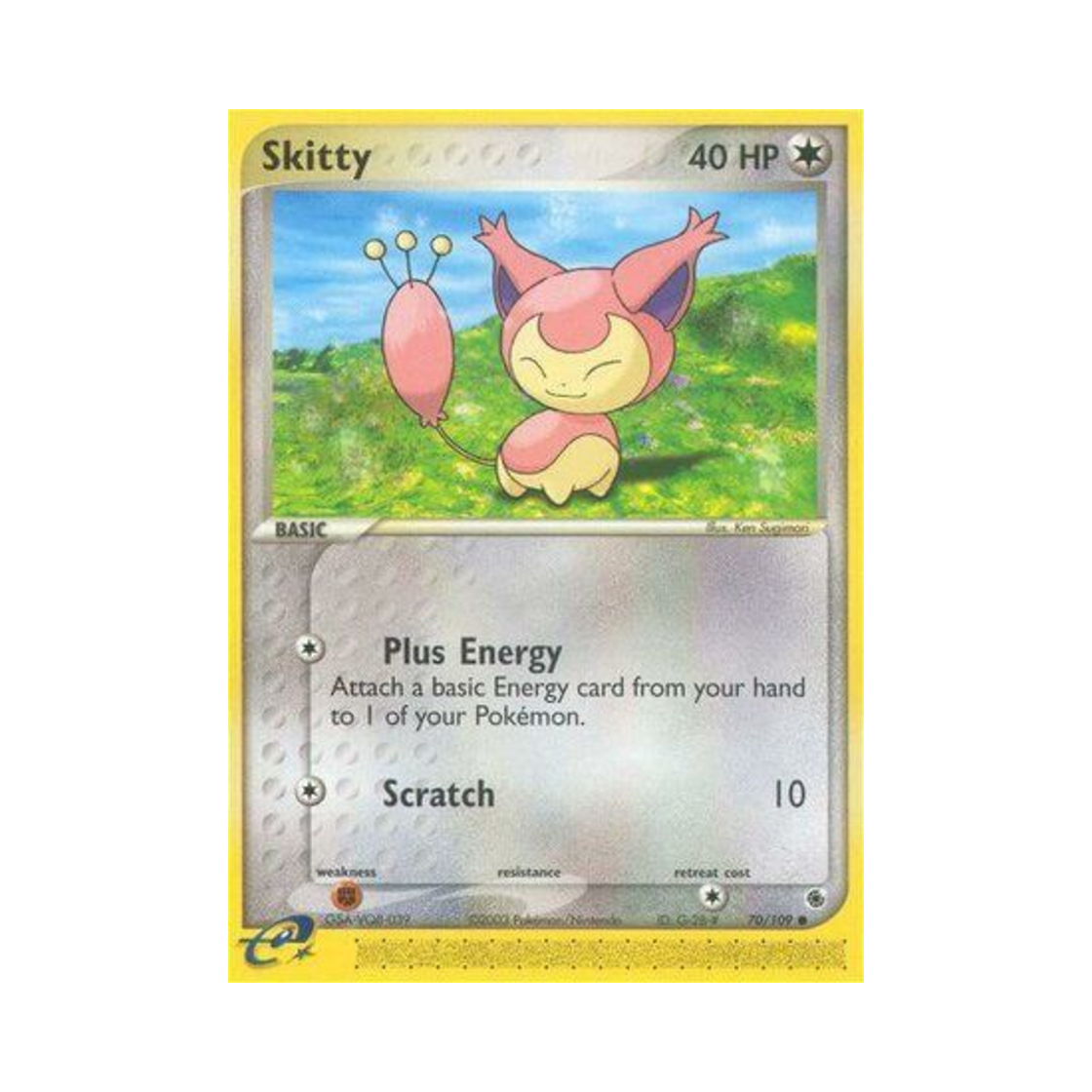 포켓몬 TCG 에나비 C EX 루비 & 사파이어 (영문판)(Pokemon TCG Skitty C EX Ruby & Sapphire (English Ver.)) - 1