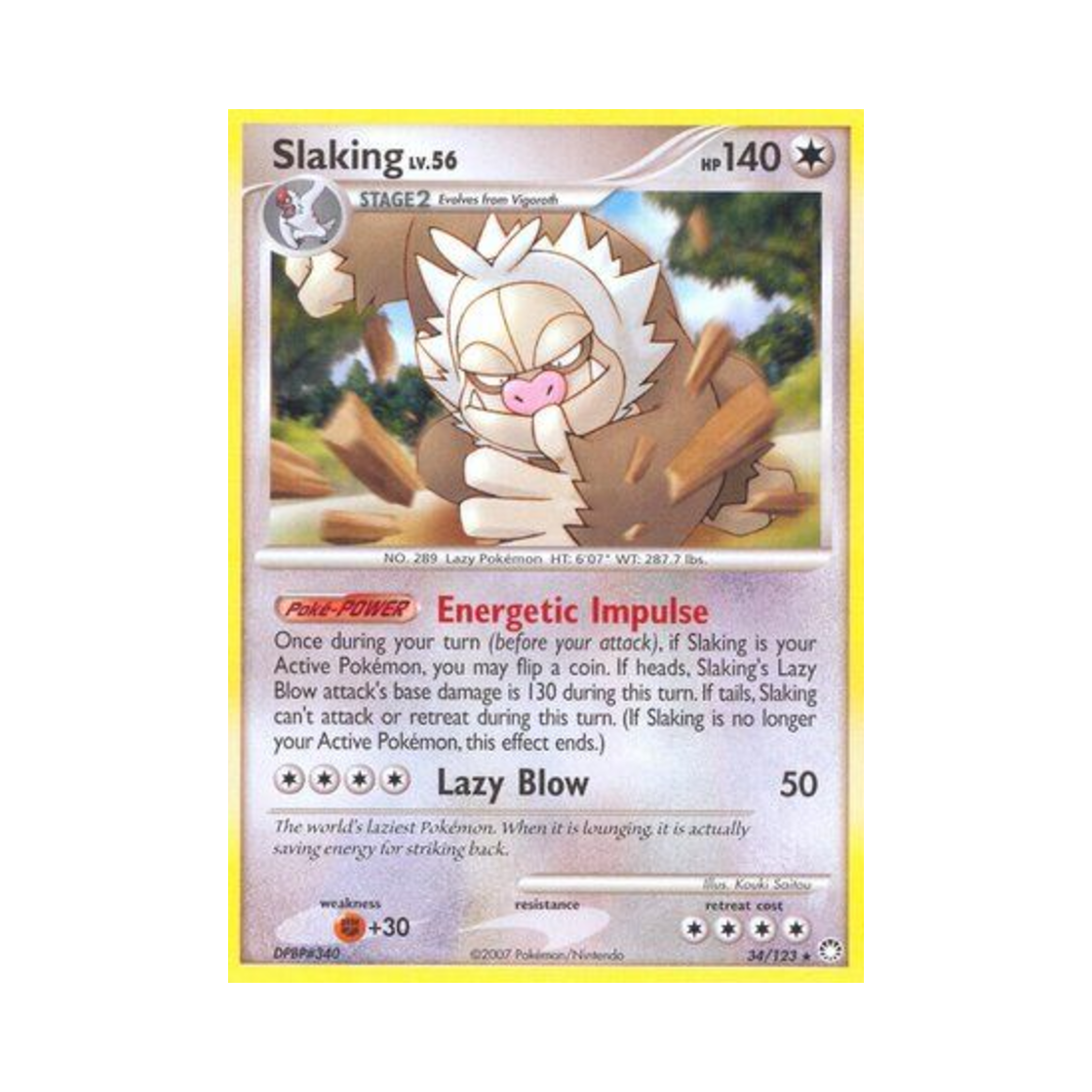 포켓몬 TCG 게을킹 R 미스터리어스 트레져스 (영문판)(Pokemon TCG Slaking R Mysterious Treasures (English Ver.)) - 1