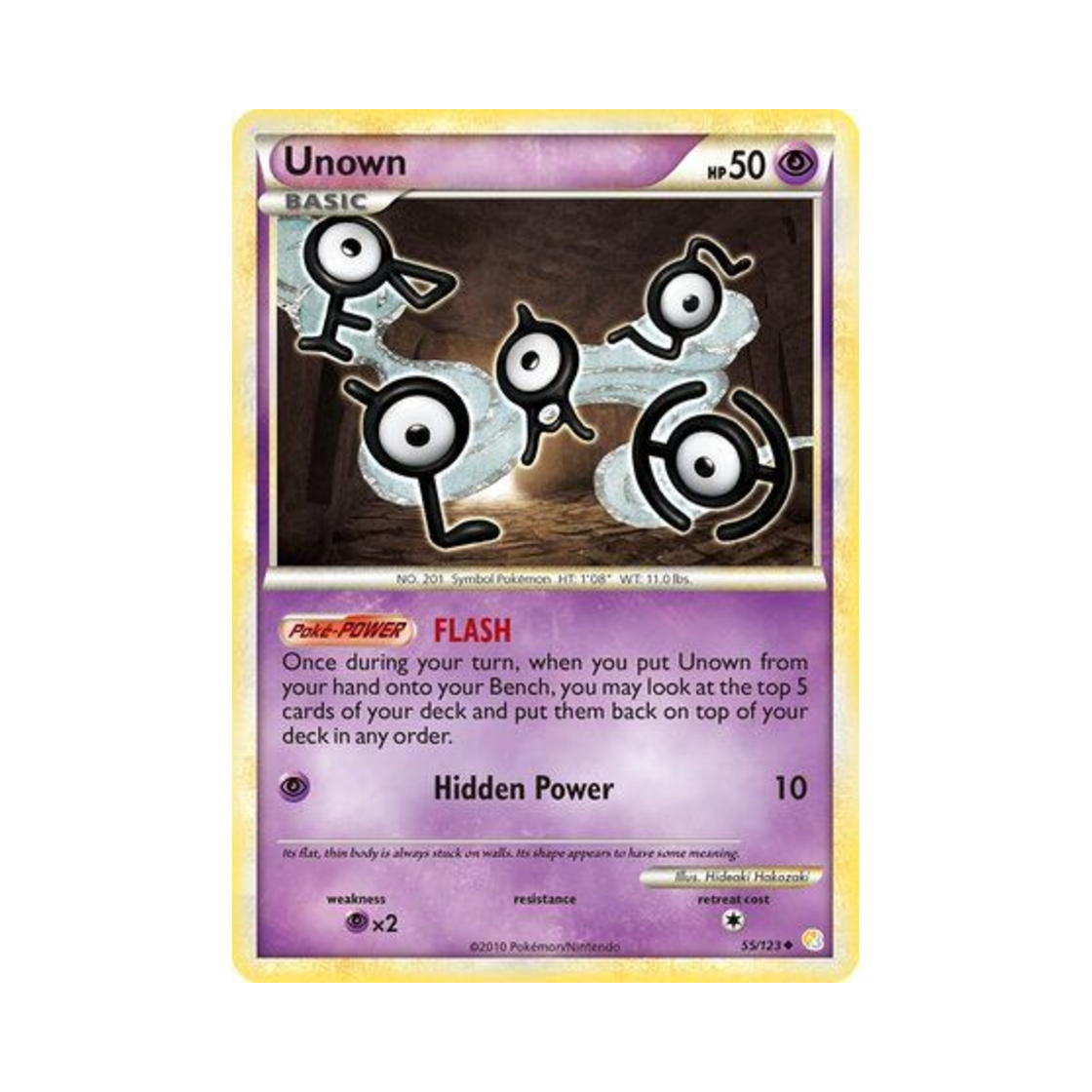 포켓몬 TCG 안농 U 하트골드 & 소울실버 (영문판)(Pokemon TCG Unown U HeartGold & SoulSilver (English Ver.)) - 1
