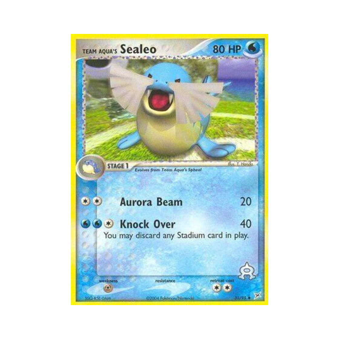 포켓몬 TCG 아쿠아단의 씨레오 U EX 마그마단 vs 아쿠아단 (영문판)(Pokemon TCG Team Aqua's Sealeo U EX Team Magma vs Team Aqua (English Ver.)) - 1