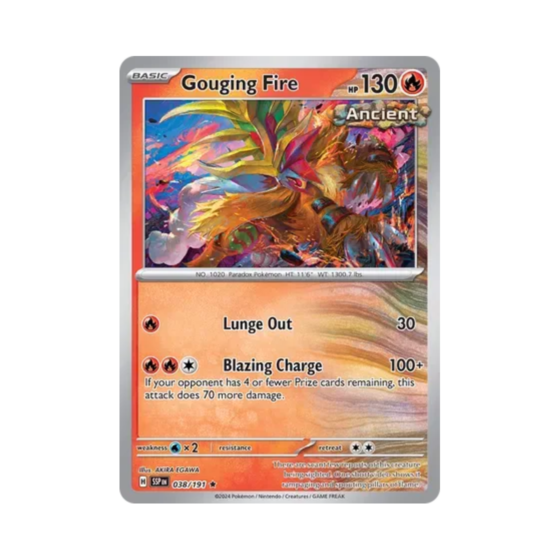 포켓몬 TCG 꿰뚫는화염 R 서징 스파크 (영문판)(Pokemon TCG Gouging Fire R Surging Sparks (English Ver.)) - 1