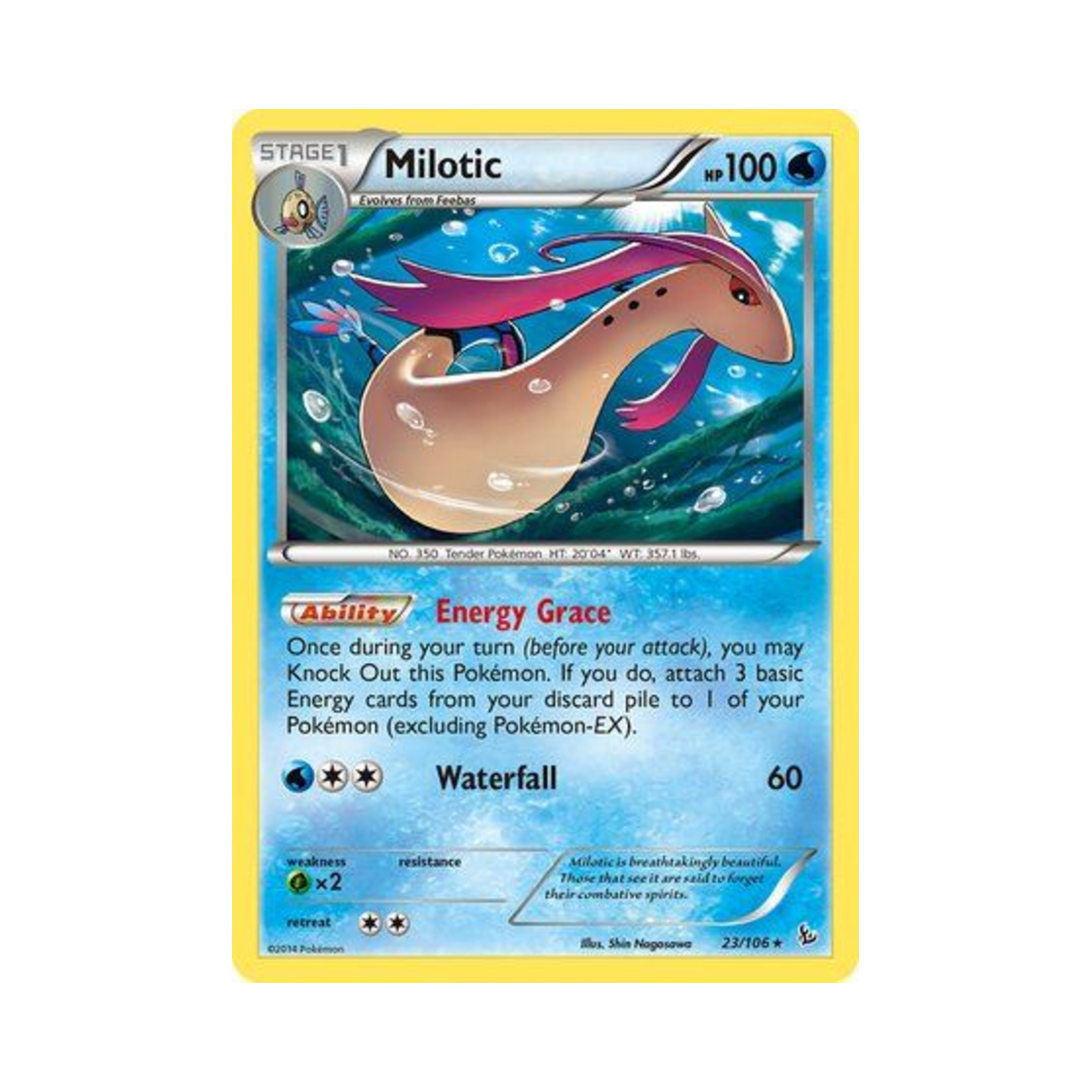 포켓몬 TCG 밀로틱 RH 플래시파이어 (영문판)(Pokemon TCG Milotic RH Flashfire (English Ver.))