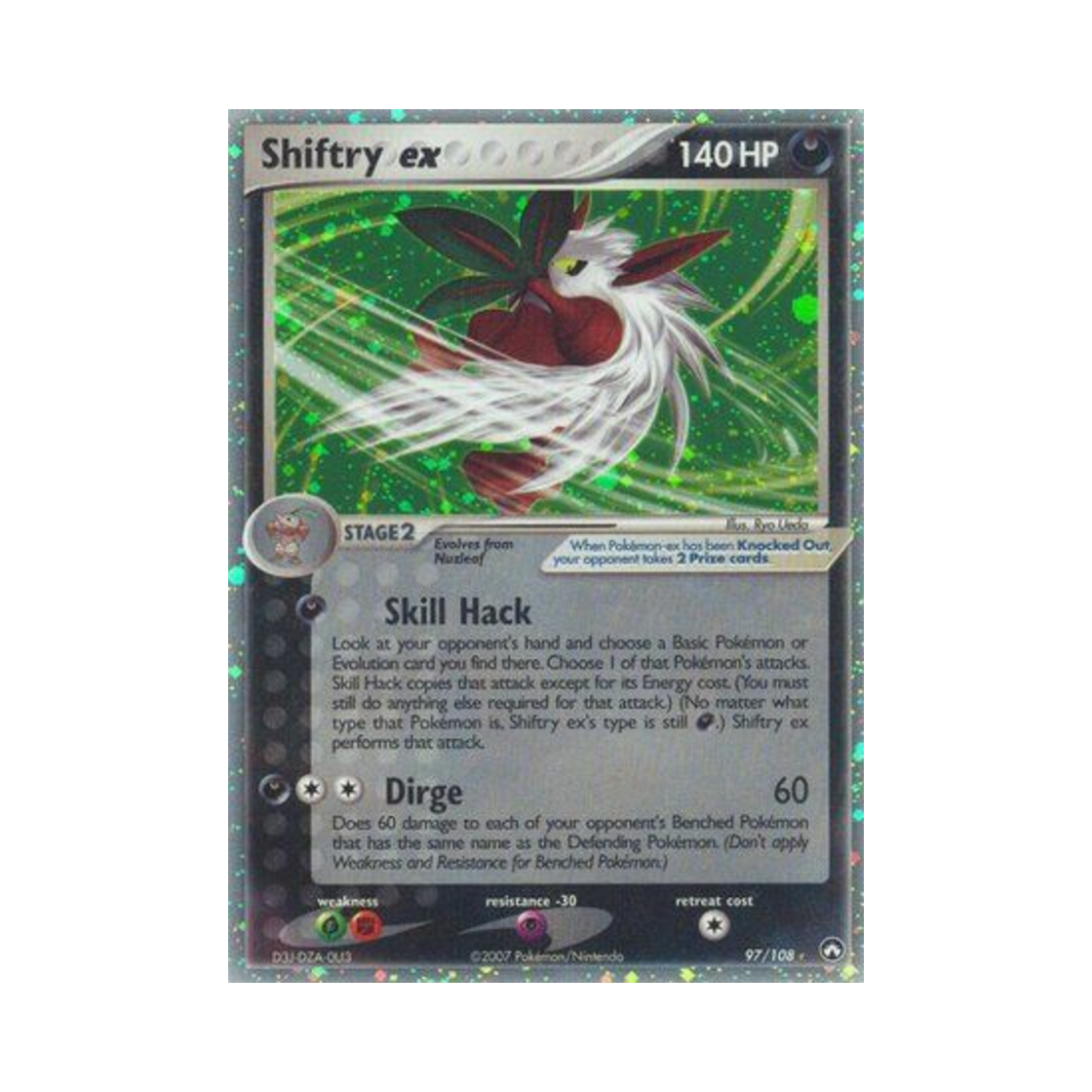 포켓몬 TCG 다탱구 ex RHe EX 파워 키퍼스(영문판)(Pokemon TCG Shiftry ex RHe EX Power Keepers (English Ver.))