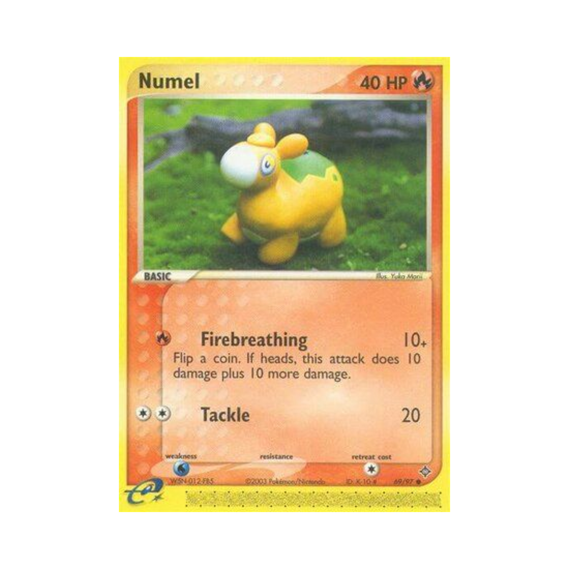 포켓몬 TCG 둔타 C EX 드래곤 (영문판)(Pokemon TCG Numel C EX Dragon (English Ver.)) - 1