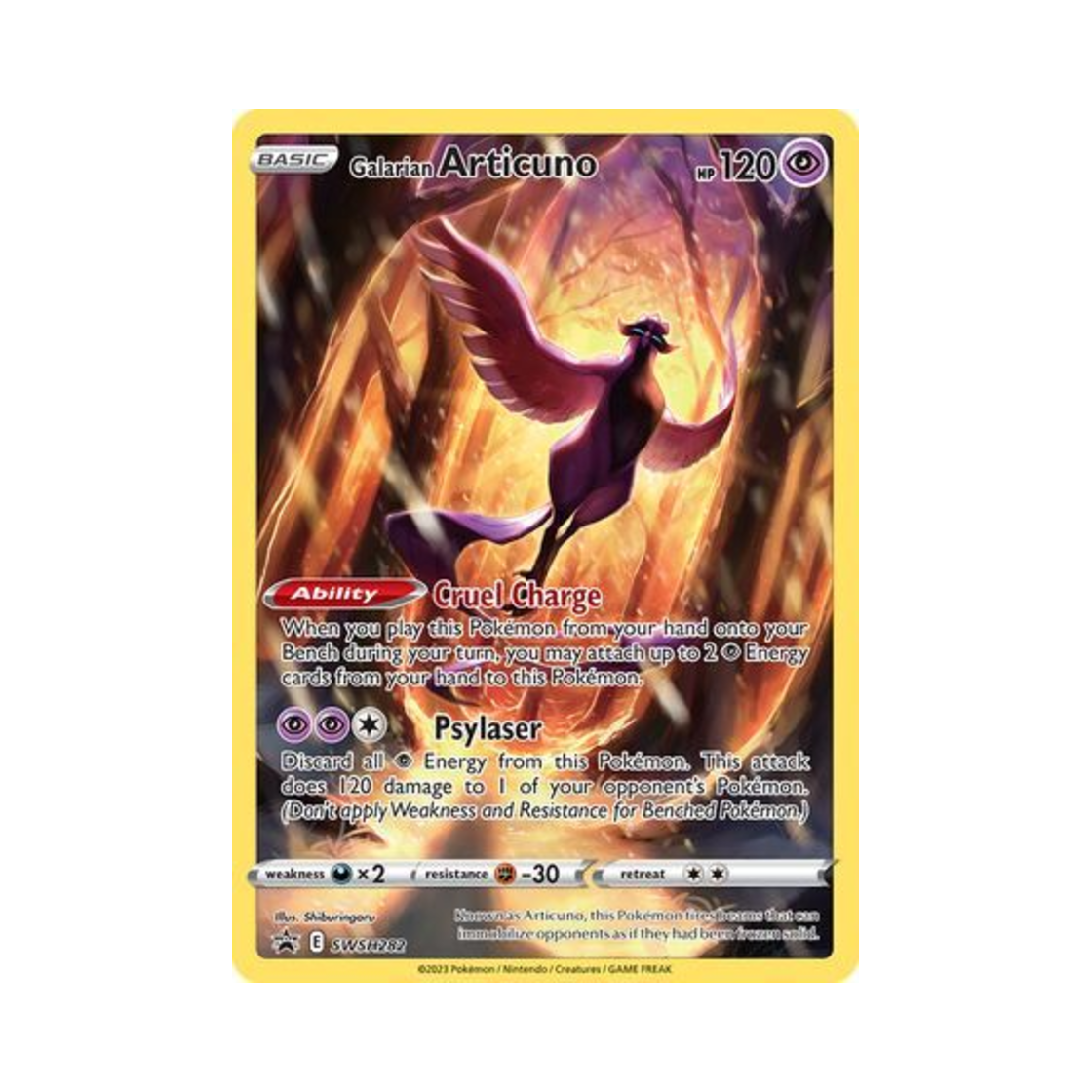 포켓몬 TCG 가라르 프리져 P 소드 & 실드 프로모카드 (영문판)(Pokemon TCG Galarian Articuno P Sword & Shield Promos (English Ver.)) - 1