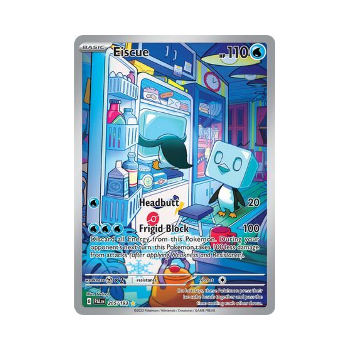 포켓몬 TCG 빙큐보 IR 팔데아 이볼브드 (영문판)(Pokemon TCG Eiscue IR Paldea Evolved (English Ver.)) - 1