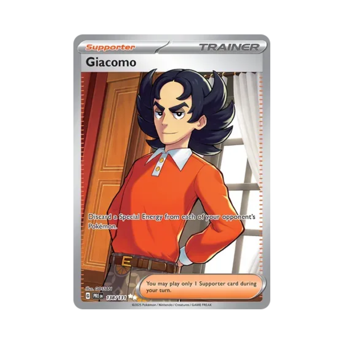 포켓몬 TCG 피나 UR 프리즈매틱 에볼루션즈 (영문판)(Pokemon TCG Giacomo UR Prismatic Evolutions (English Ver.)) - 1