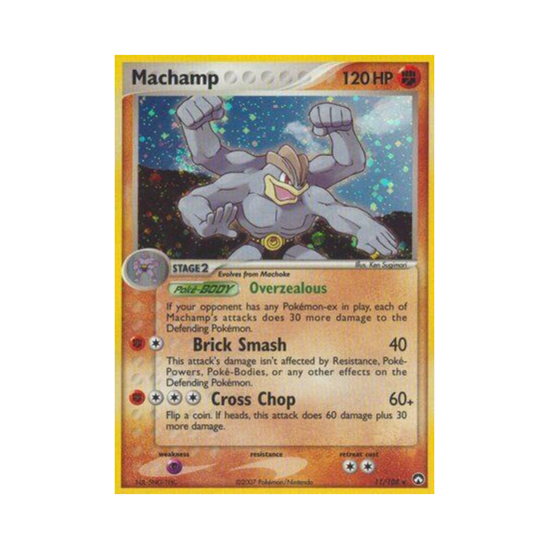 포켓몬 TCG 괴력몬 RH EX 파워 키퍼스(영문판)(Pokemon TCG Machamp RH EX Power Keepers (English Ver.))