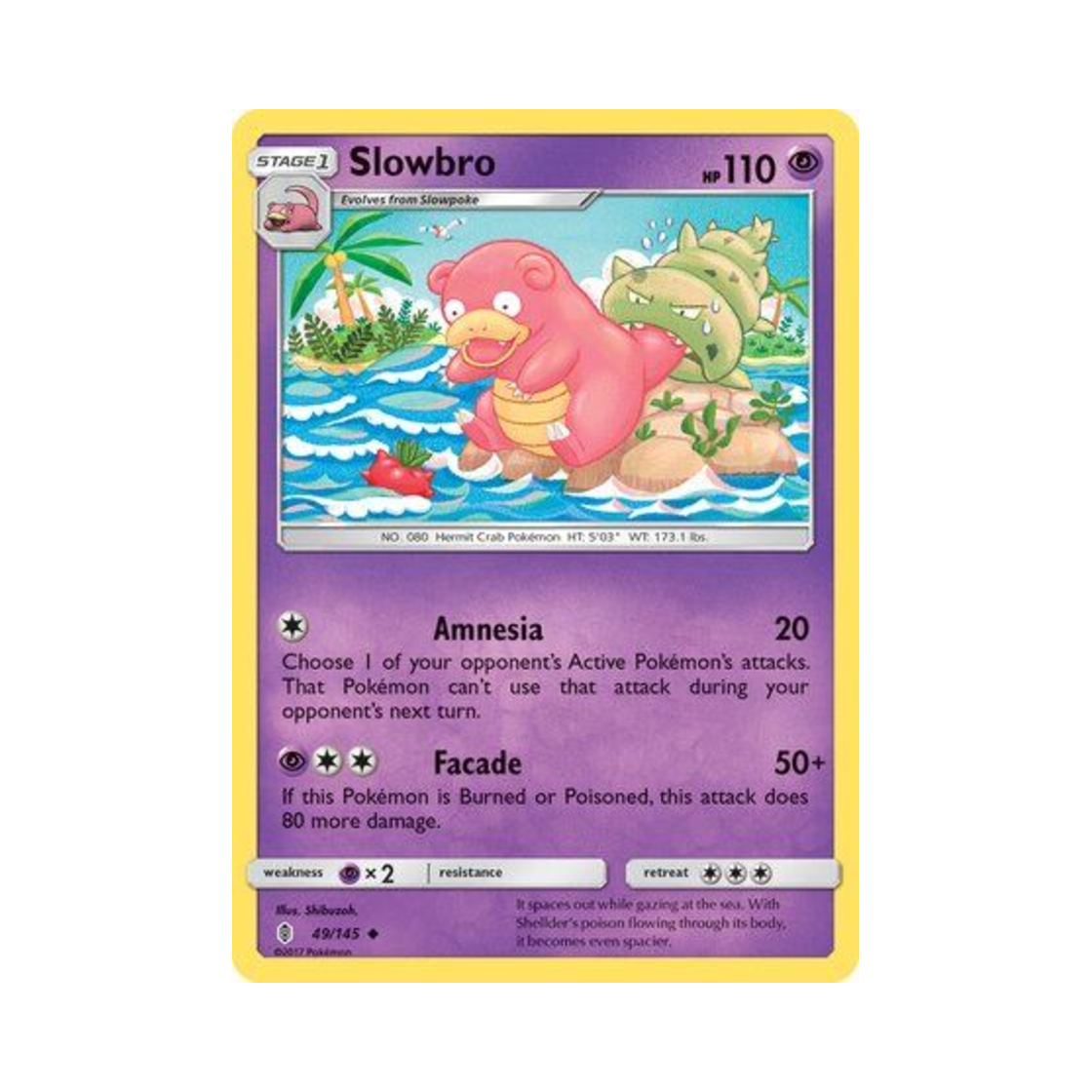포켓몬 TCG 야도란 U 가디언스 라이징 (영문판)(Pokemon TCG Slowbro U Guardians Rising (English Ver.))
