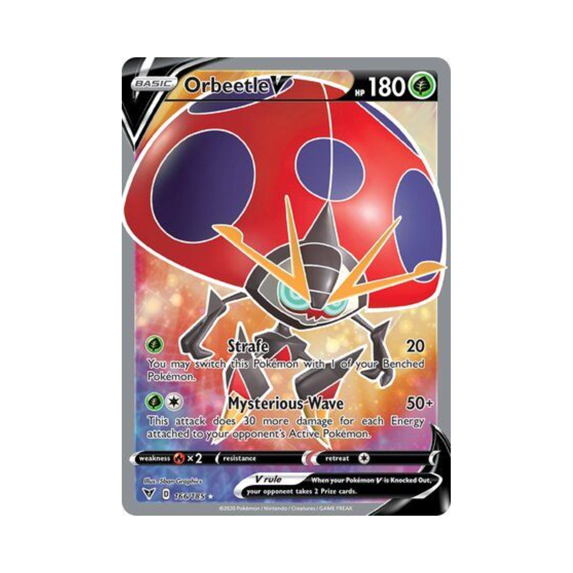 포켓몬 TCG 이올브 V RU 비비드 볼티지 (영문판)(Pokemon TCG Orbeetle V RU Vivid Voltage (English Ver.)) - 1
