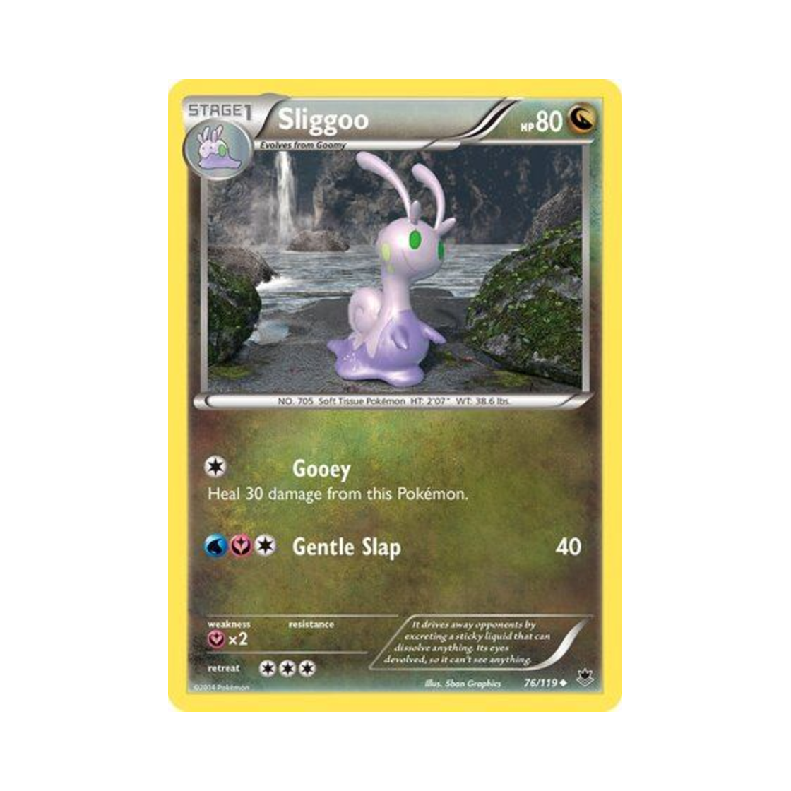 포켓몬 TCG 미끄네일 U 팬텀 포스 (영문판)(Pokemon TCG Sliggoo U Phantom Forces (English Ver.)) - 1