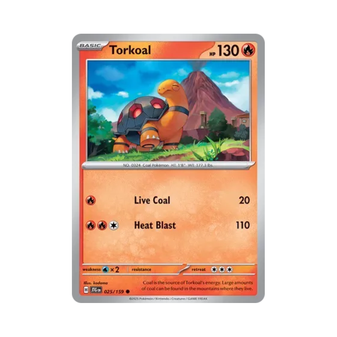 포켓몬 TCG 코터스 C 저니 투게더 (영문판)(Pokemon TCG Torkoal C Journey Together (English Ver.)) - 1