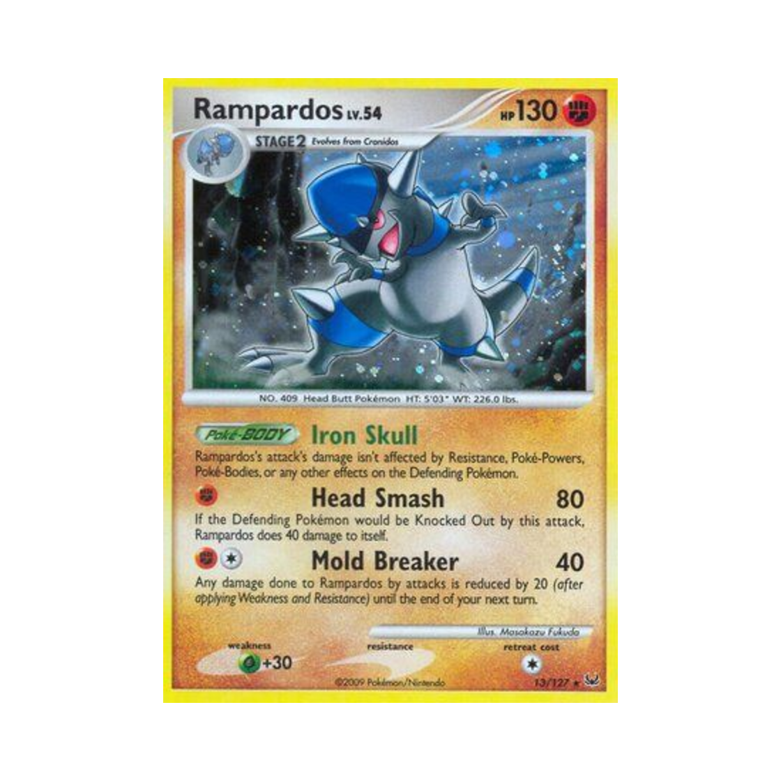 포켓몬 TCG 램펄드 RH 플래티넘 (영문판)(Pokemon TCG Rampardos RH Platinum (English Ver.)) - 1