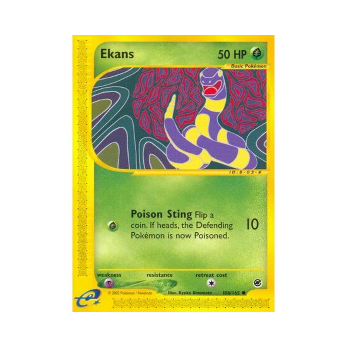 포켓몬 TCG 아보 C 익스페디션 베이스 세트 (영문판)(Pokemon TCG Ekans C Expedition Base Set (English Ver.)) - 1