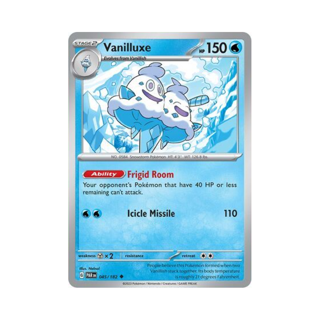 포켓몬 TCG 배바닐라 U 파라독스 리프트 (영문판)(Pokemon TCG Vanilluxe U Paradox Rift (English Ver.)) - 1