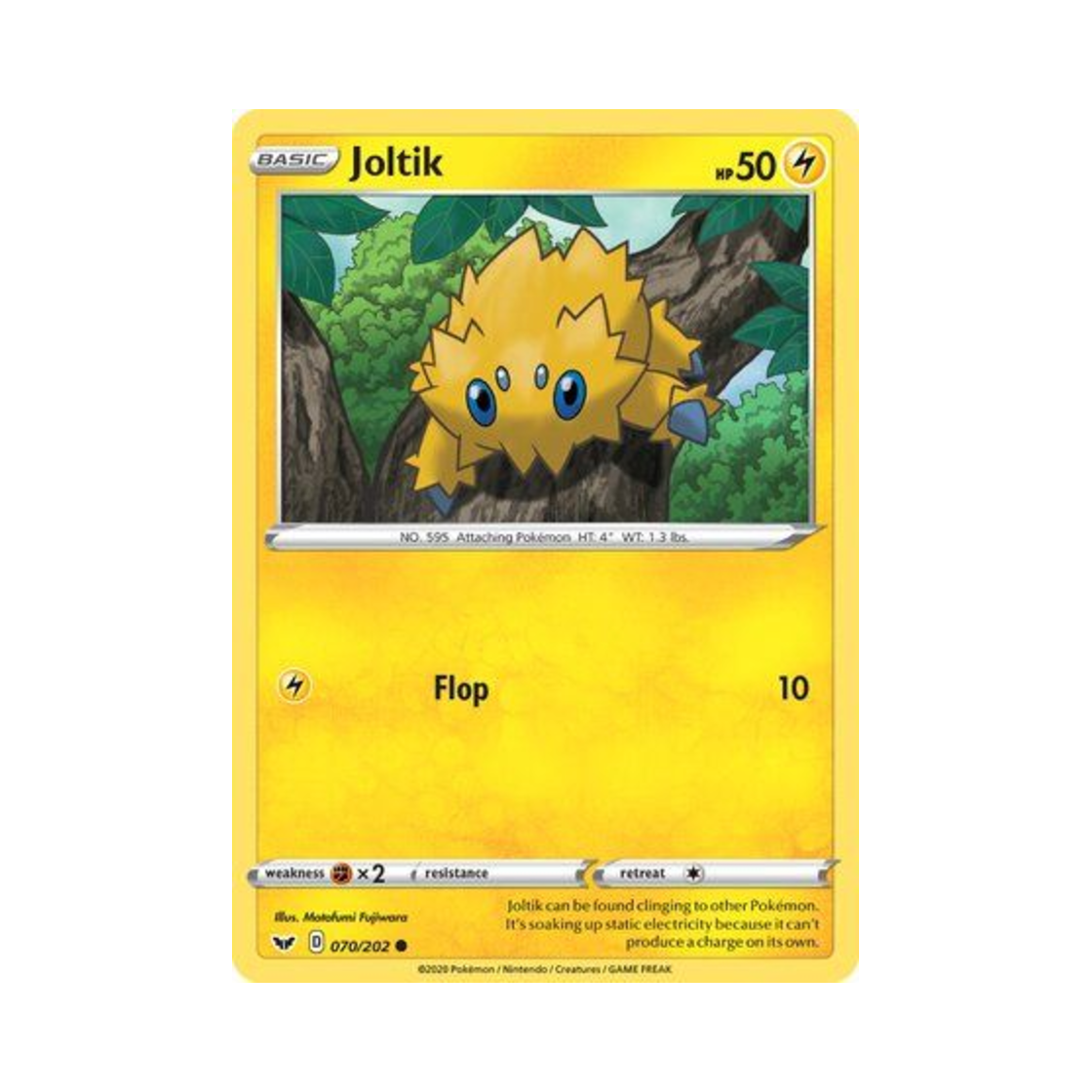 포켓몬 TCG 파쪼옥 C 소드 & 실드 (영문판)(Pokemon TCG Joltik C Sword & Shield (English Ver.)) - 1
