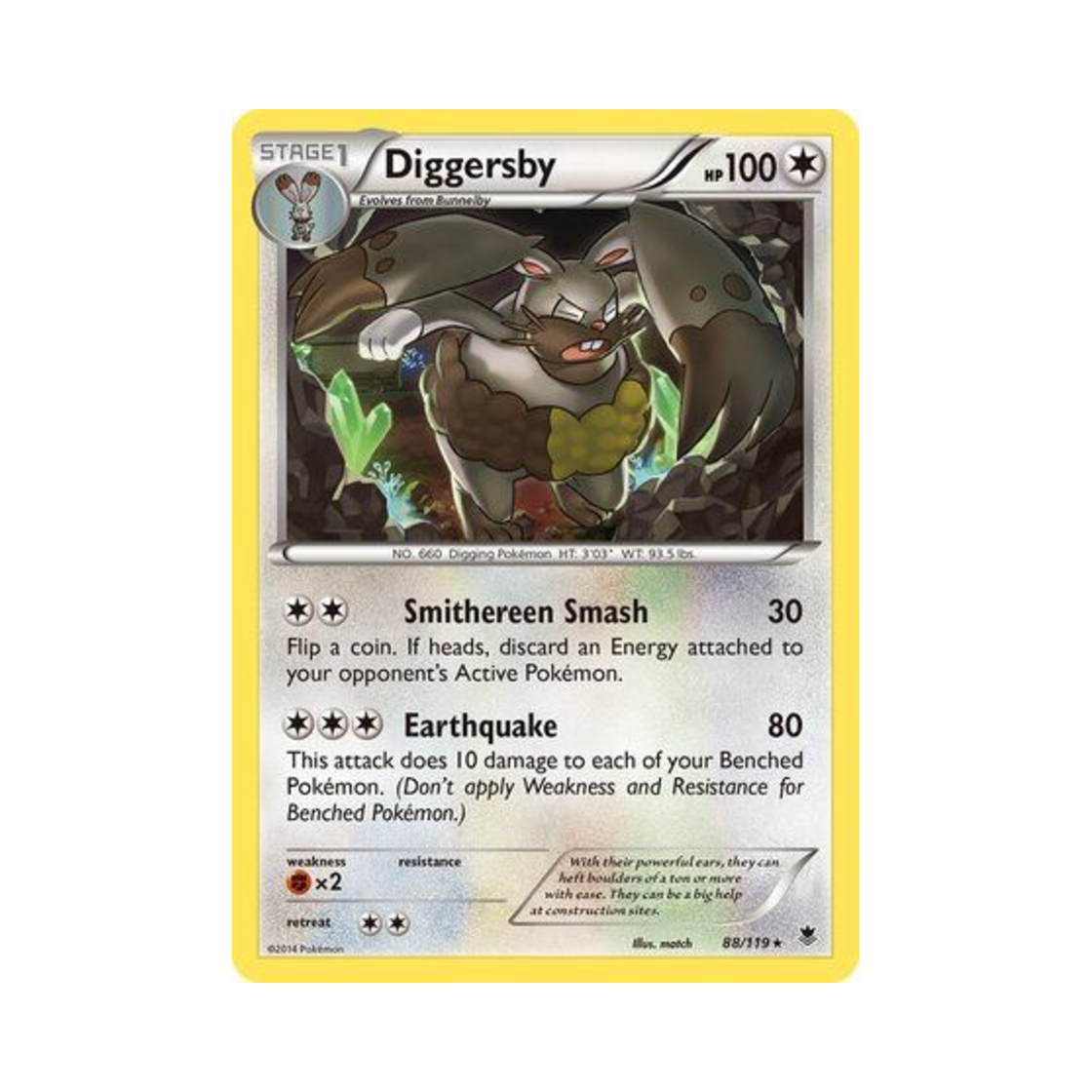 포켓몬 TCG 파르토 R 팬텀 포스 (영문판)(Pokemon TCG Diggersby R Phantom Forces (English Ver.)) - 1