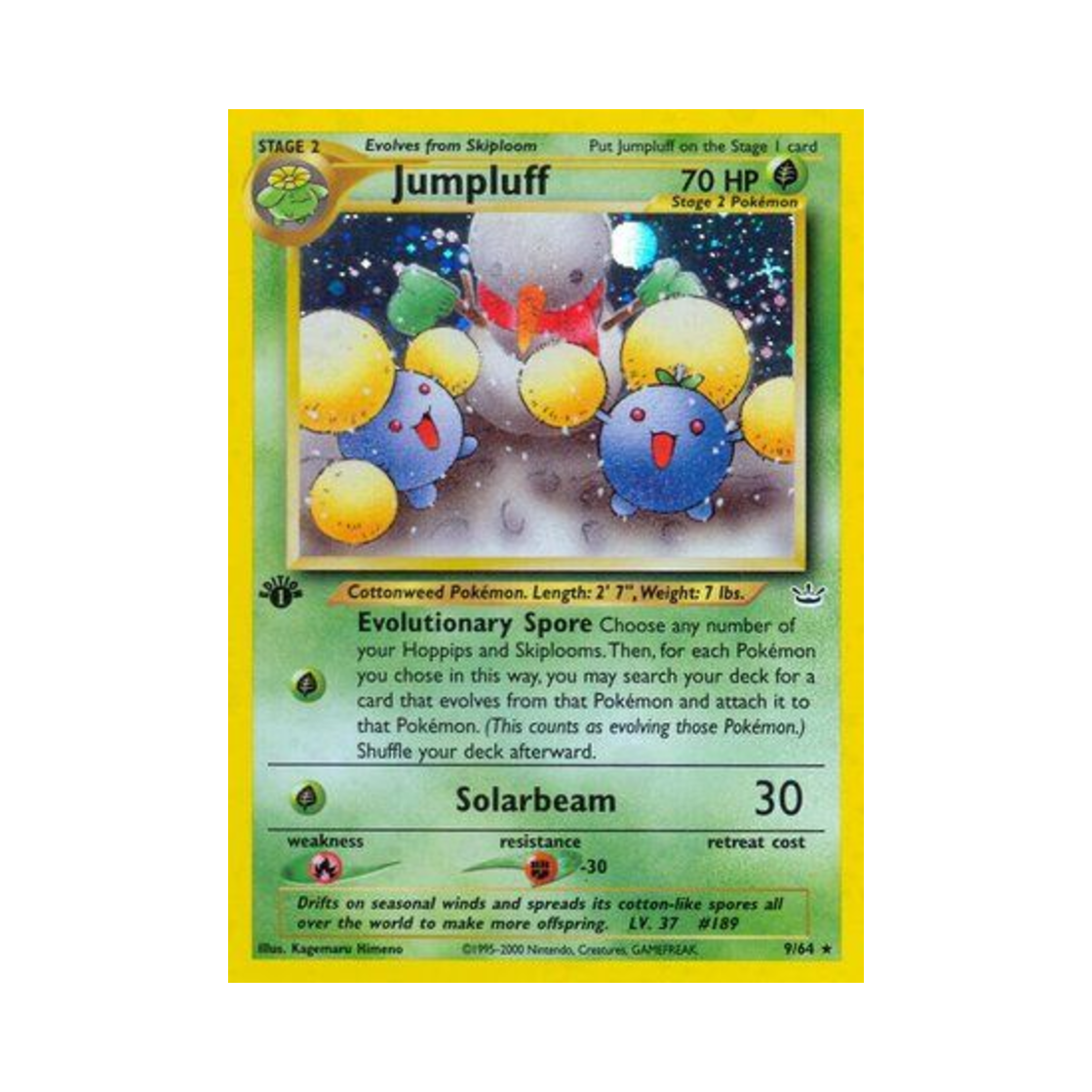 포켓몬 TCG 솜솜코 RH 네오 레버레이션 (영문판)(Pokemon TCG Jumpluff RH Neo Revelation (English Ver.))