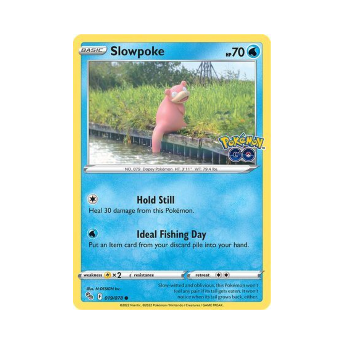 포켓몬 TCG 야돈 C 포켓몬 고 (영문판)(Pokemon TCG Slowpoke C Pokemon GO (English Ver.)) - 1