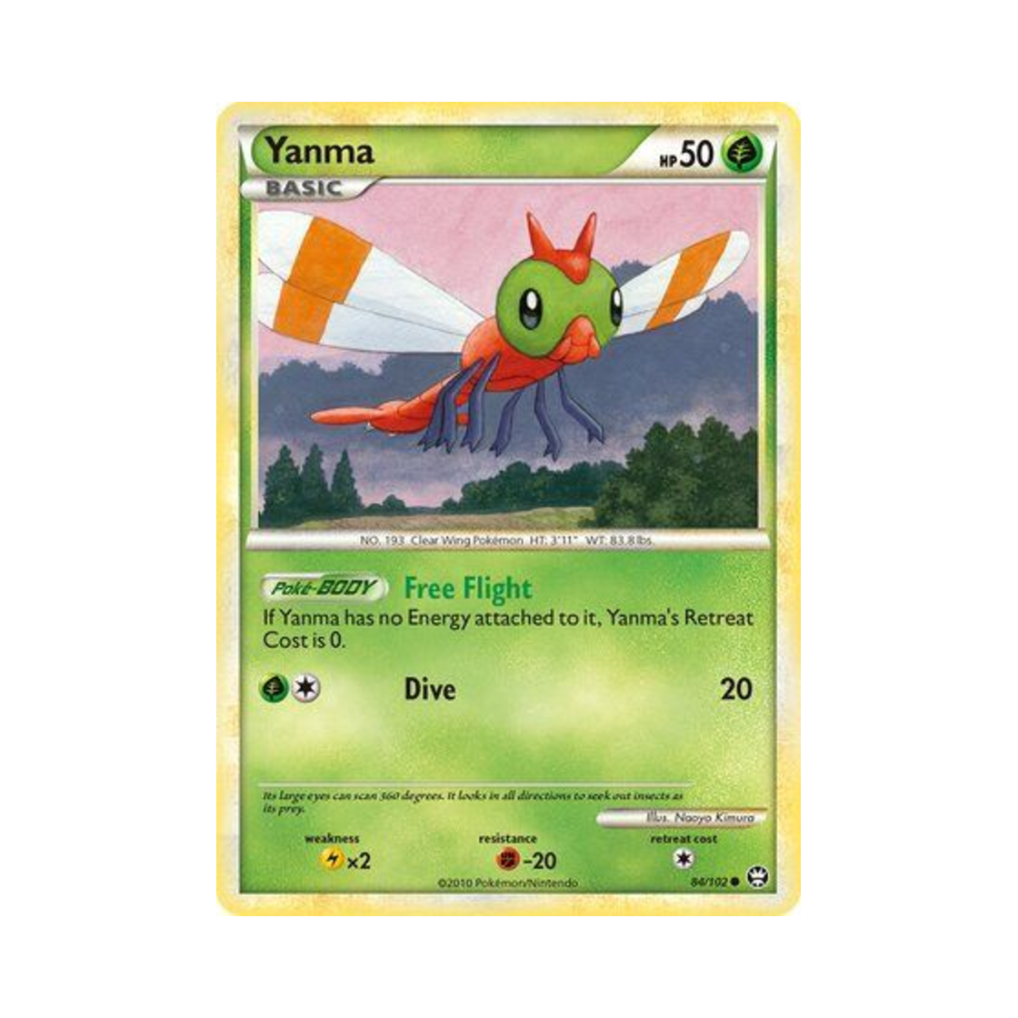 포켓몬 TCG 왕자리 C 트라이엄펀트 (영문판)(Pokemon TCG Yanma C Triumphant (English Ver.)) - 1