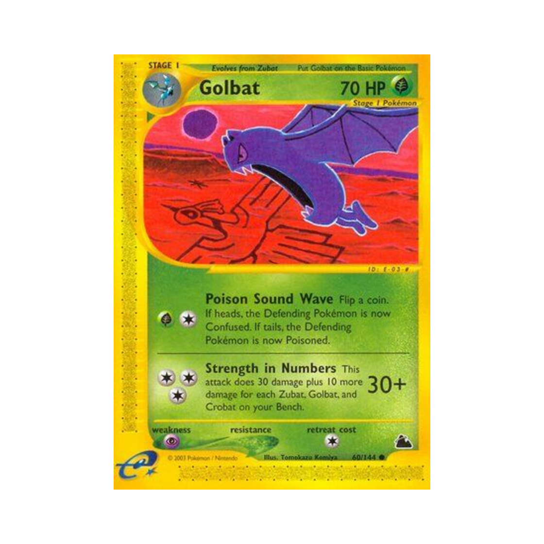포켓몬 TCG 골뱃 C 스카이리지 (영문판)(Pokemon TCG Golbat C Skyridge (English Ver.)) - 1