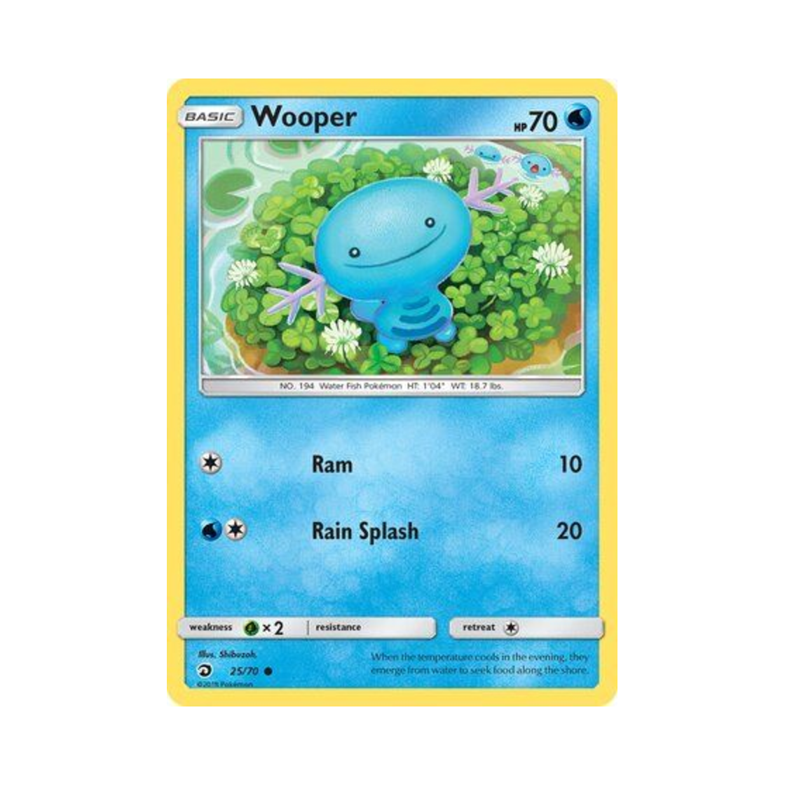 포켓몬 TCG 우파 C 드래곤 마제스티 (영문판)(Pokemon TCG Wooper C Dragon Majesty (English Ver.)) - 1